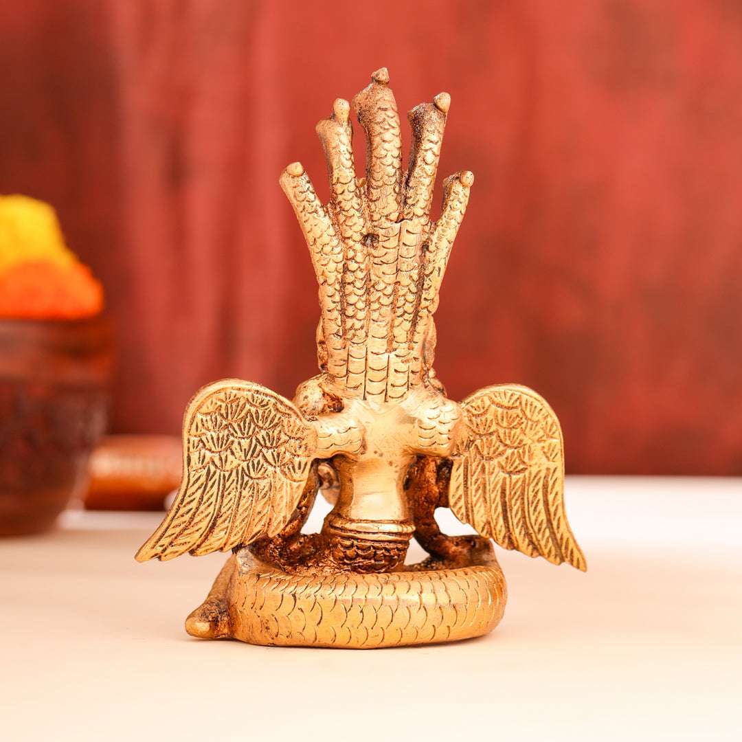 Brass Naag Kanya Statue (5.5 Inch) - Image 5