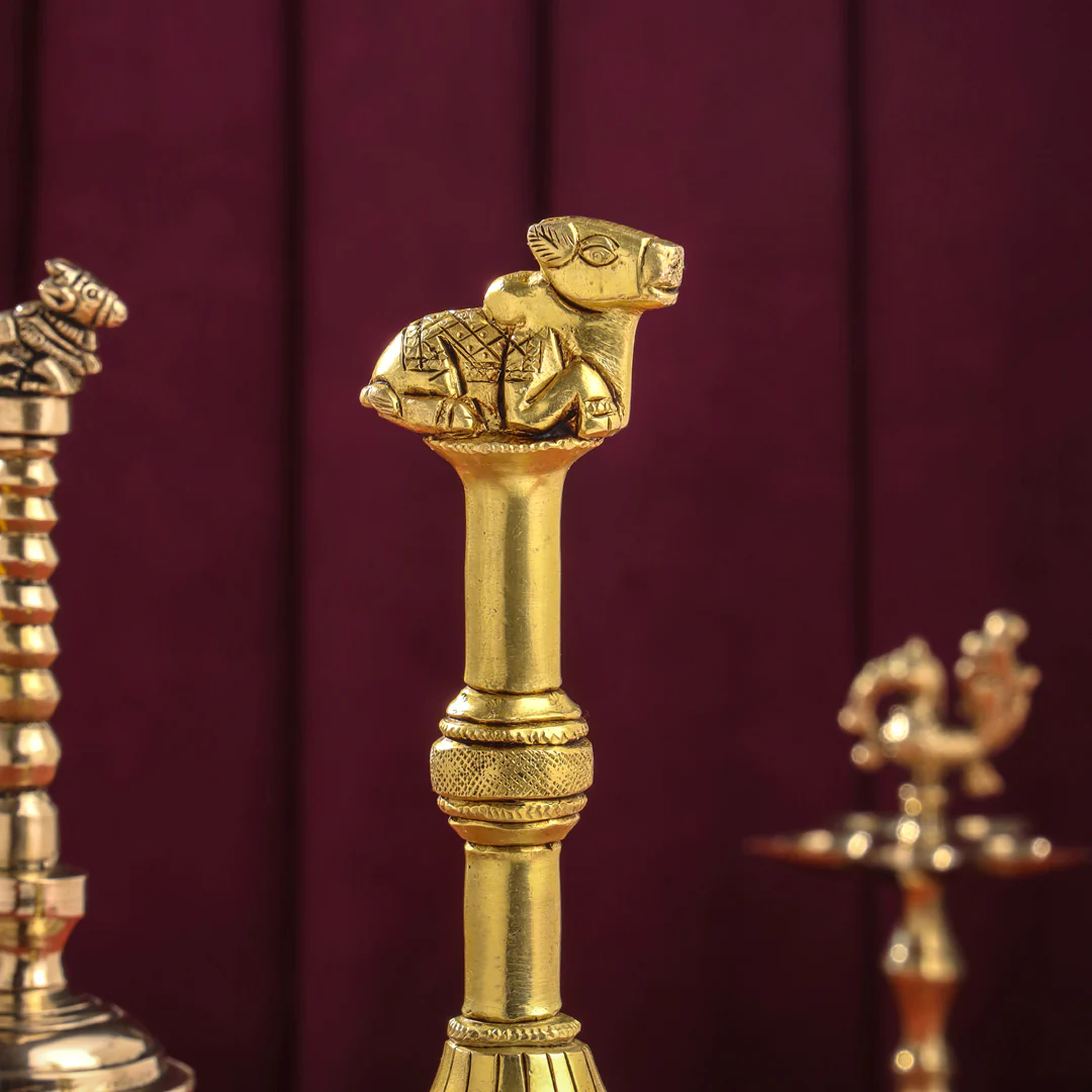 Brass Nandi HandBell - Image 3