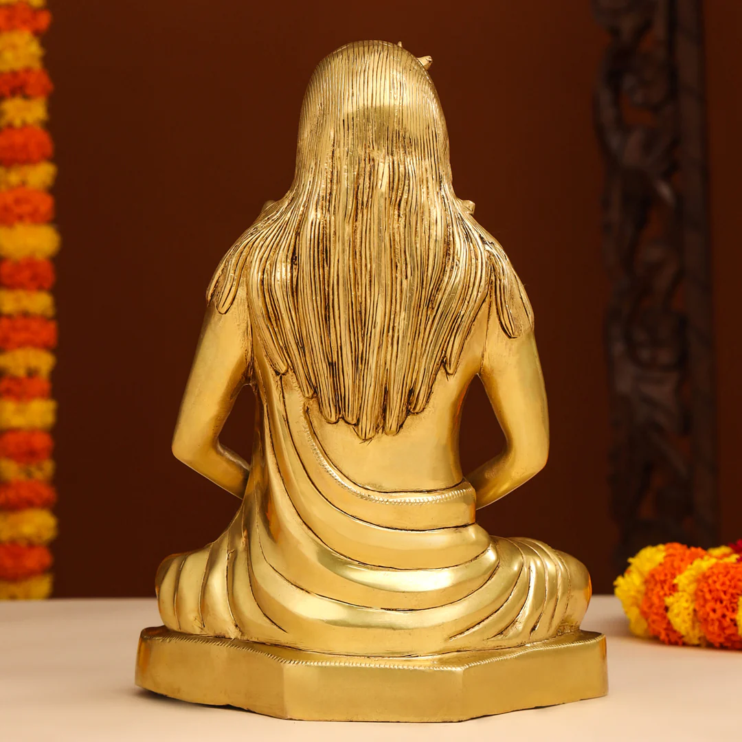 Brass Saint Gorakhnath Statue (11.5 Inch) - Image 3