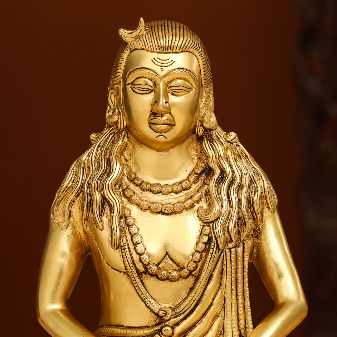 Brass Saint Gorakhnath Statue (11.5 Inch) - Image 4