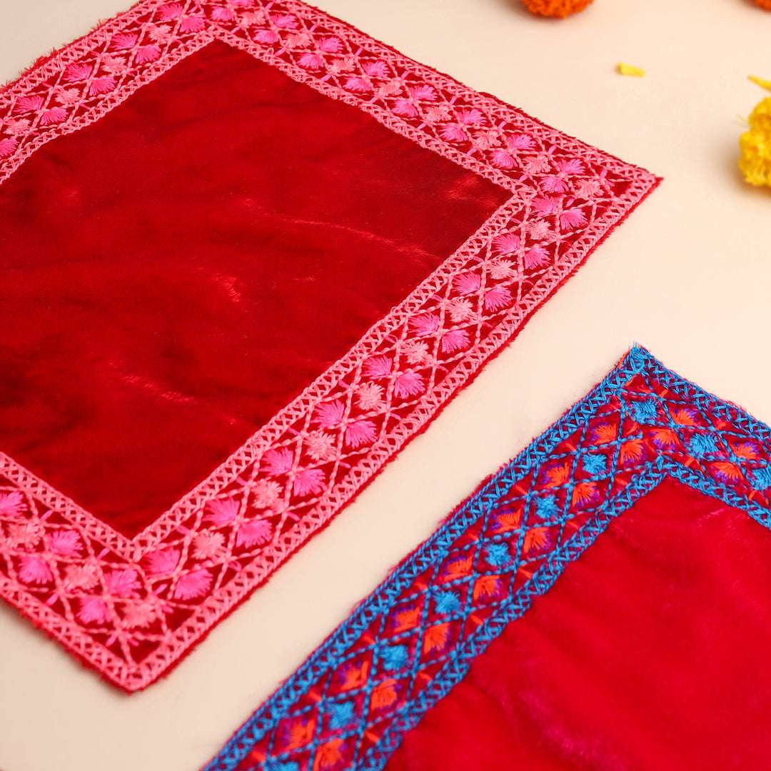Embroidered Pooja Asana - Image 4