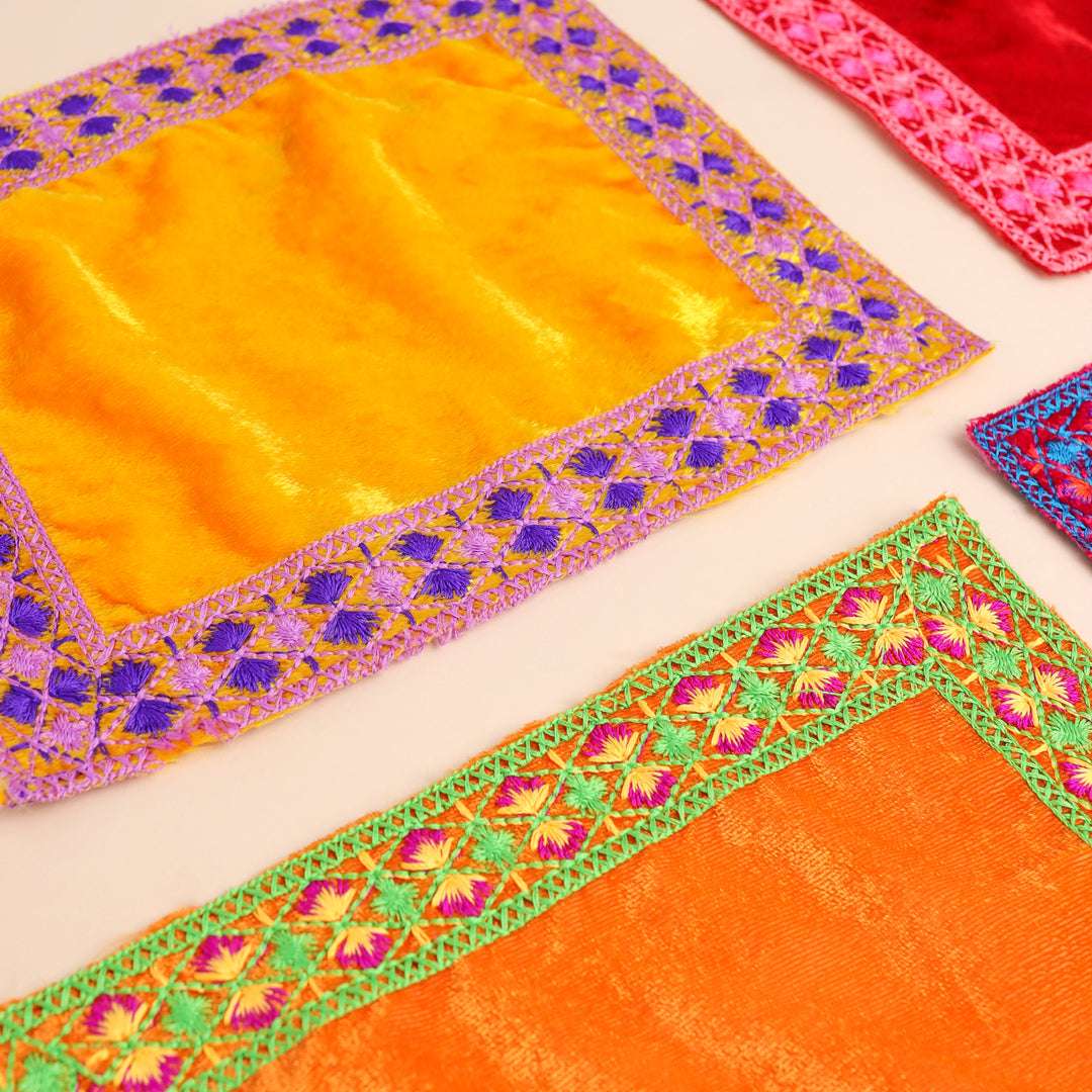 Embroidered Pooja Asana - Image 5