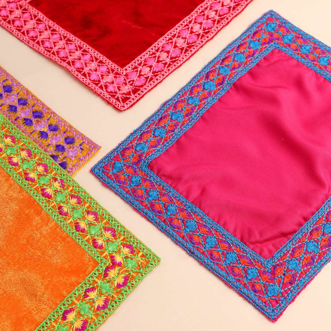 Embroidered Pooja Asana - Image 6