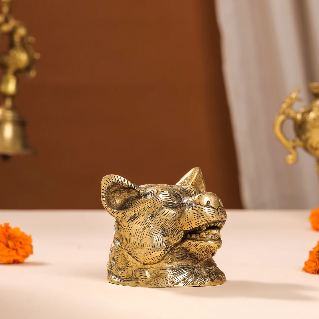 Brass Dog Inkwell/Ink Pot (3.5 Inch) - Image 6