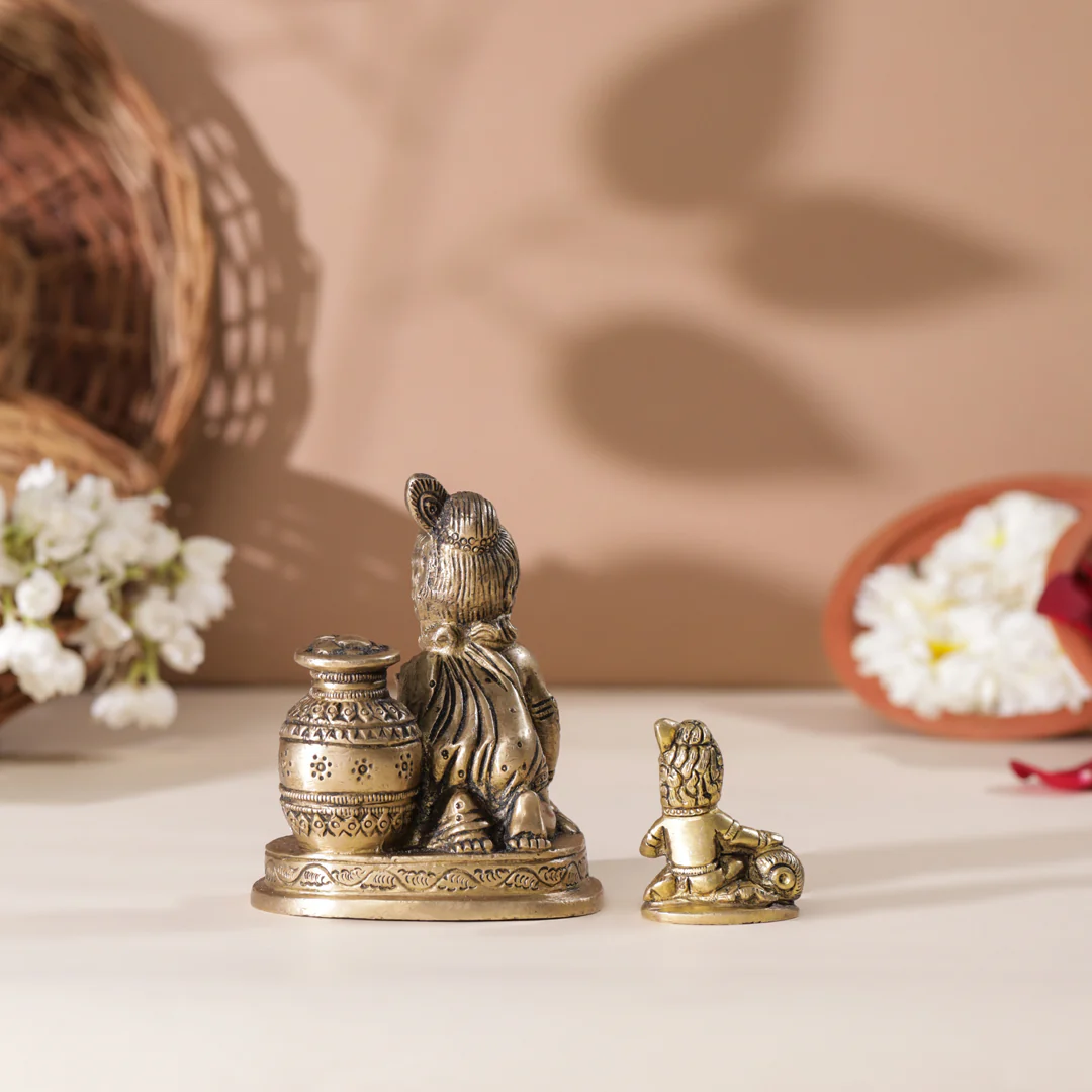Brass Laddu Gopal Idol - Image 2