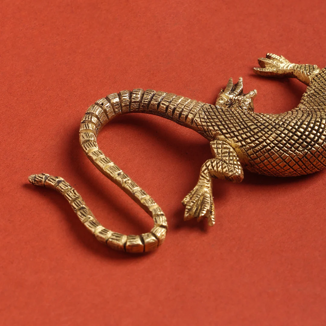 Brass Decorative Lizard (5 Inch) - Image 4