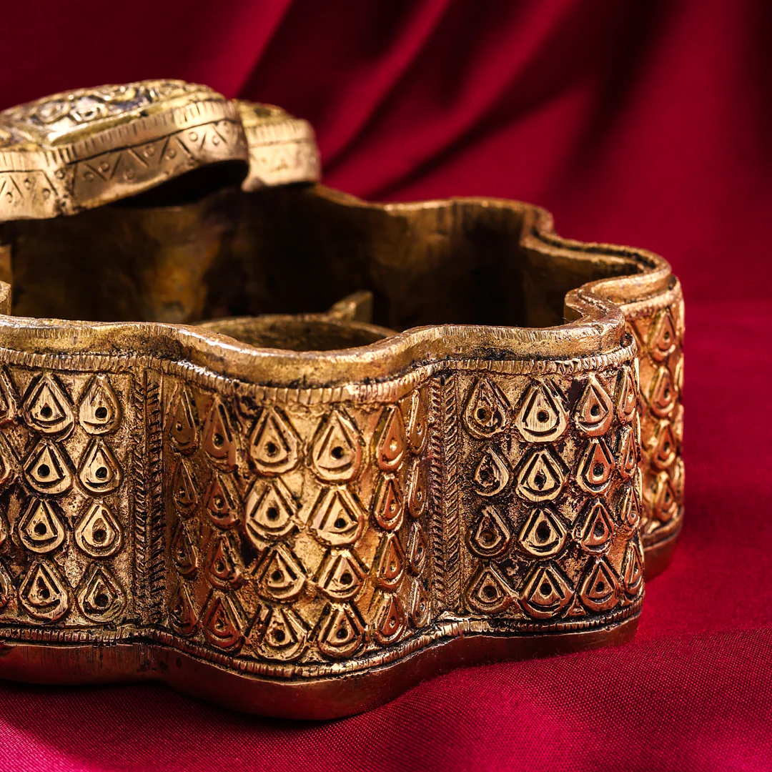 Brass Jewellery Box (3.5 Inch) - Image 3