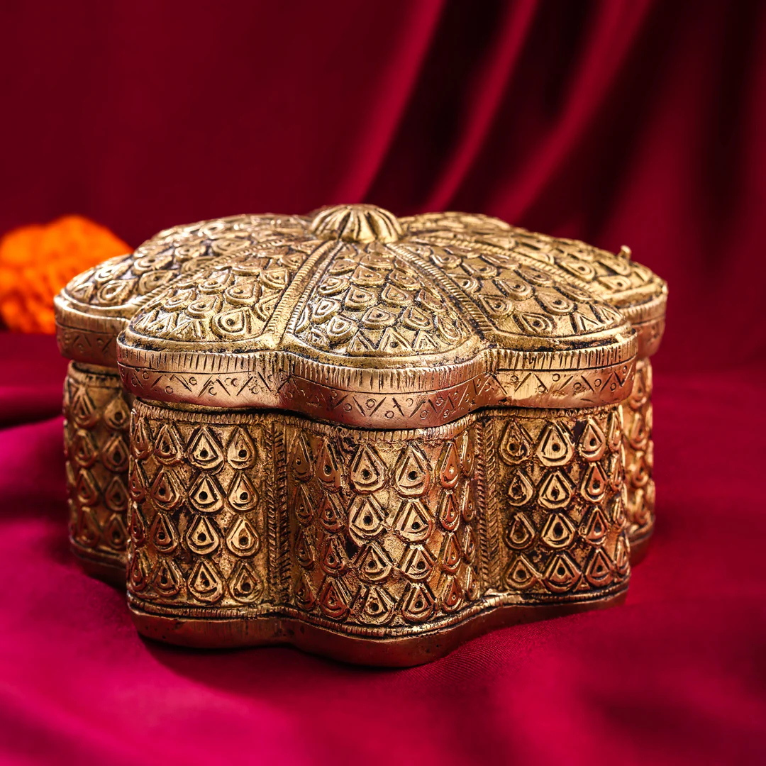 Brass Jewellery Box (3.5 Inch) - Image 5