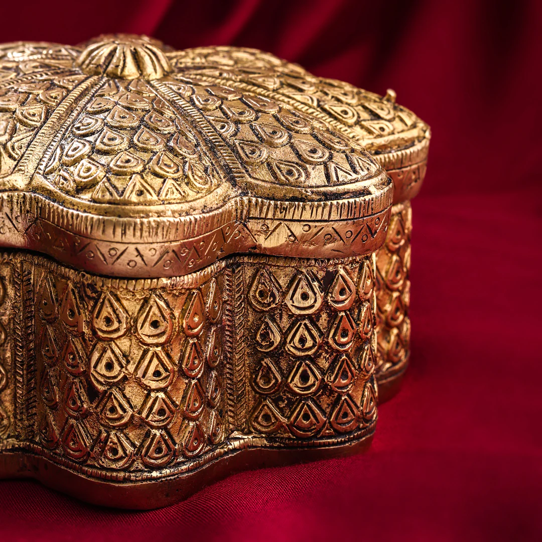 Brass Jewellery Box (3.5 Inch) - Image 6