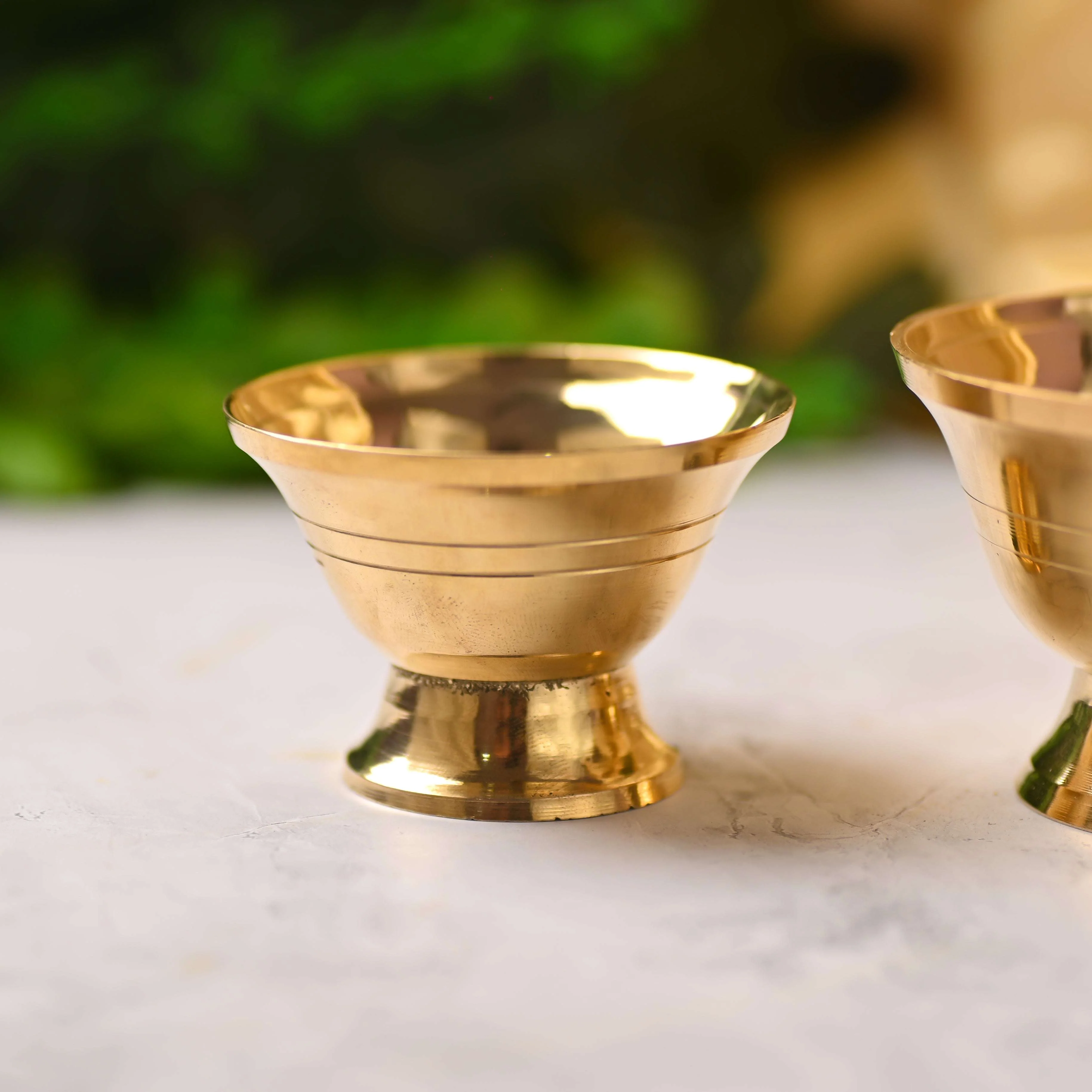 Brass Serving Bowl Pair (2.3 Inch) - Image 3