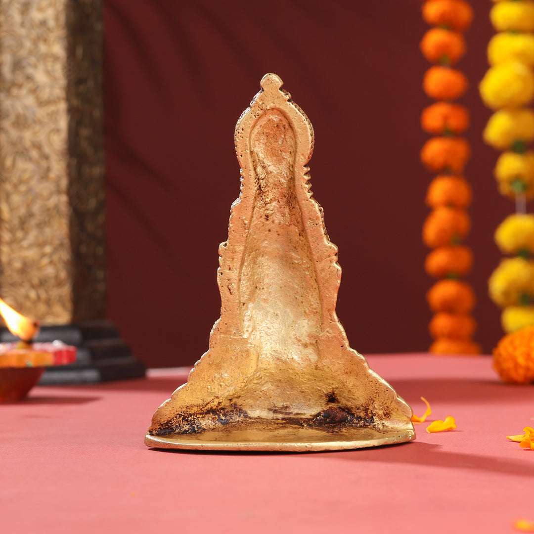 Brass Parvati Bust Idol (5 Inch) - Image 4