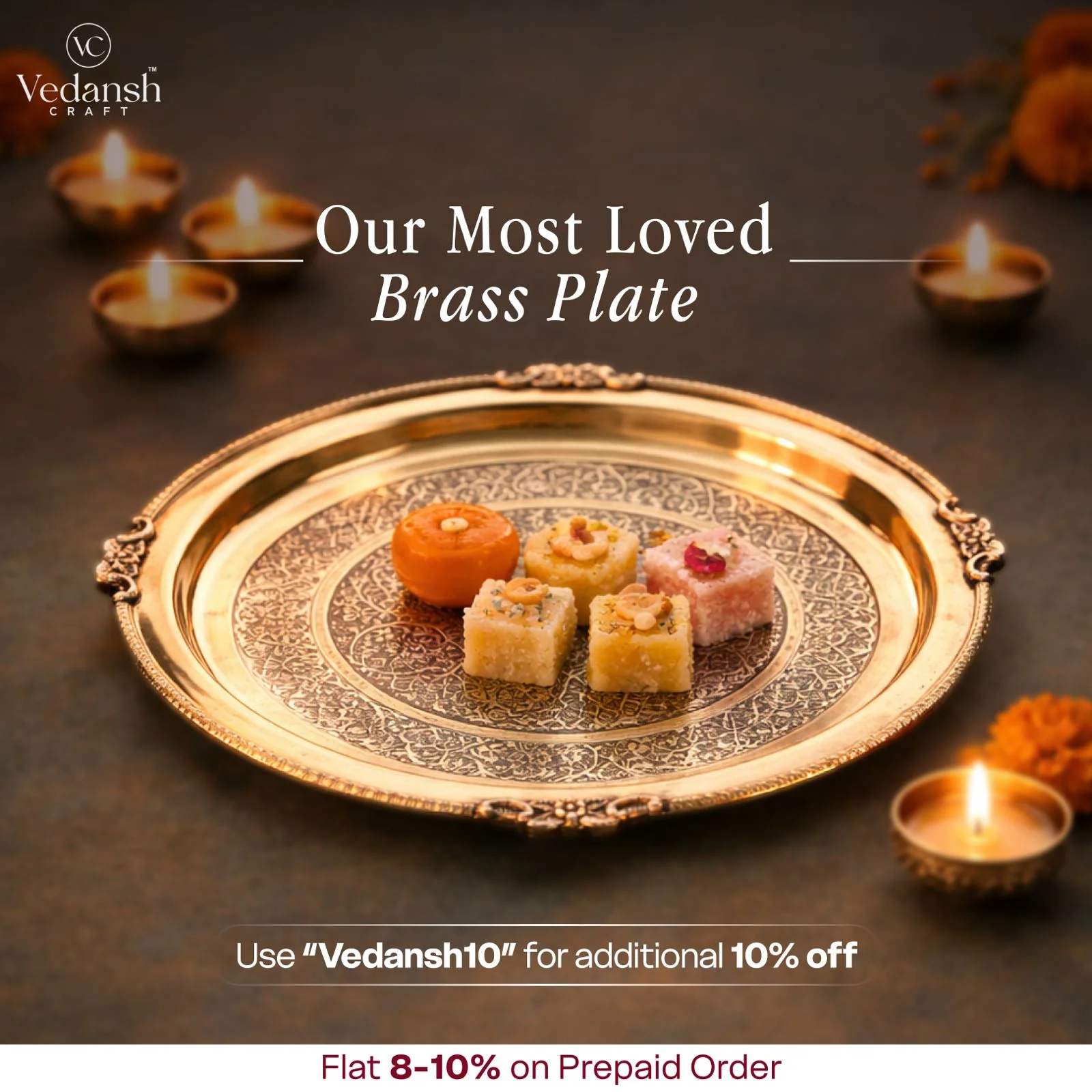 Brass Thali - Image 6