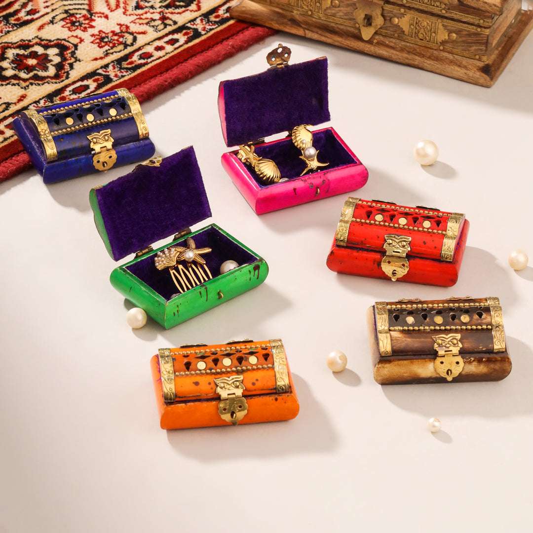 Polka Dots Mini Jewellery Box - Image 2