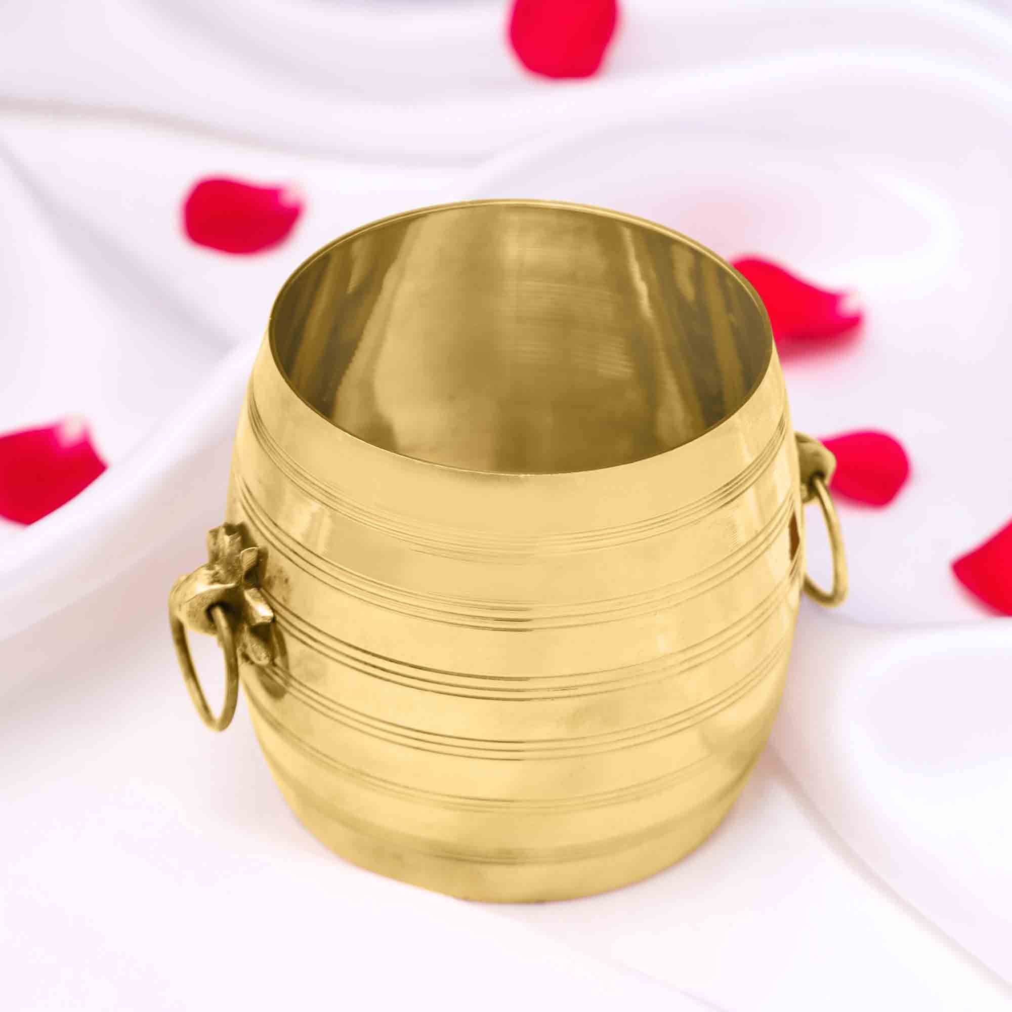 Brass Kerala Rice Vessel (4.5 Inch)