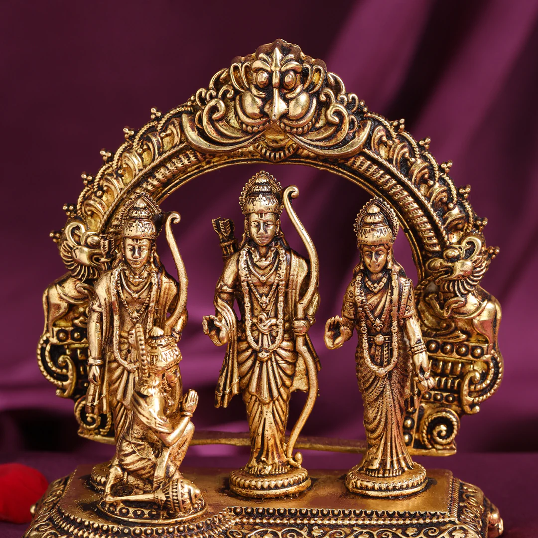 Brass Superfine Ram Darbar Statue - Image 4