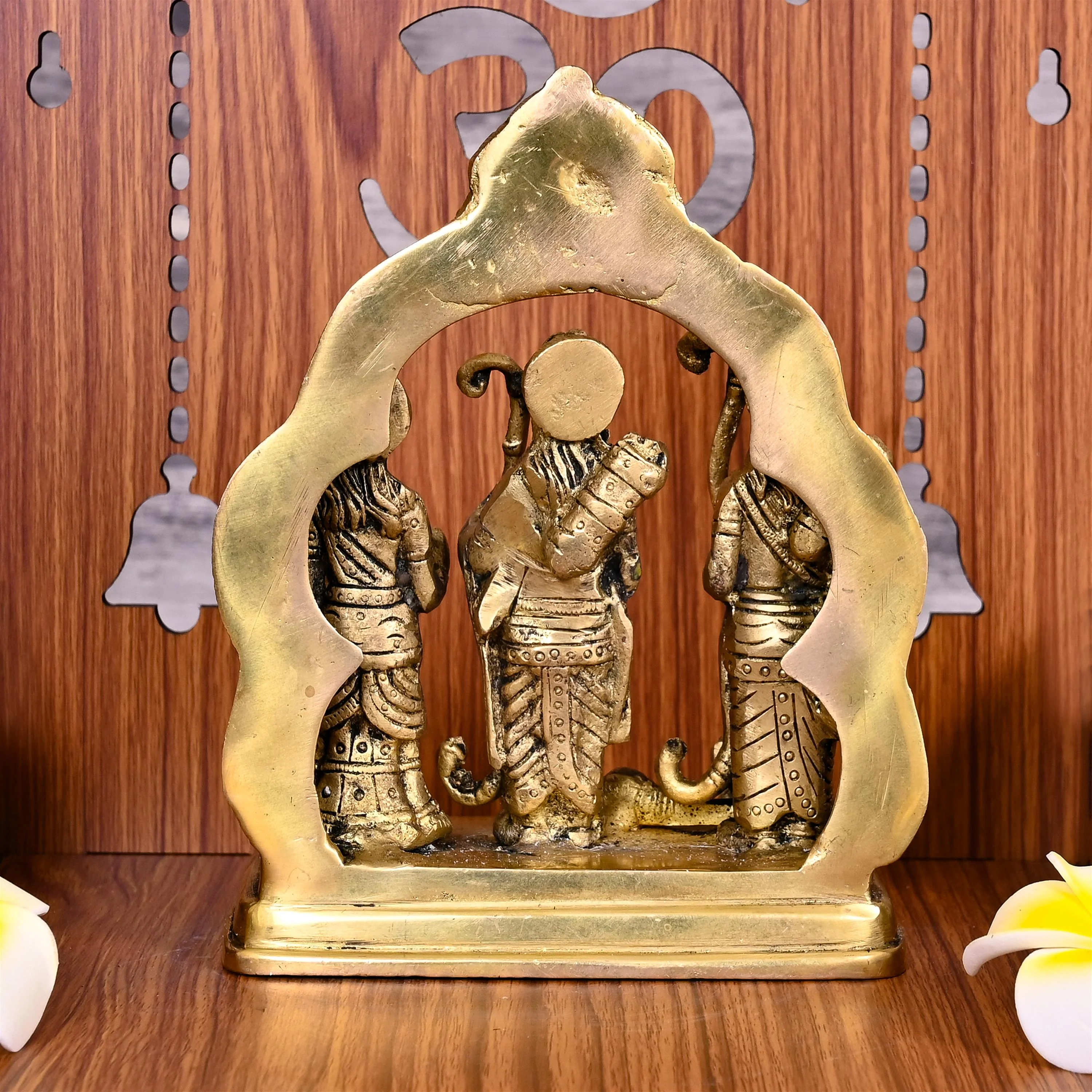 Brass Ram Darbar Statue (6.3 Inch) - Image 6