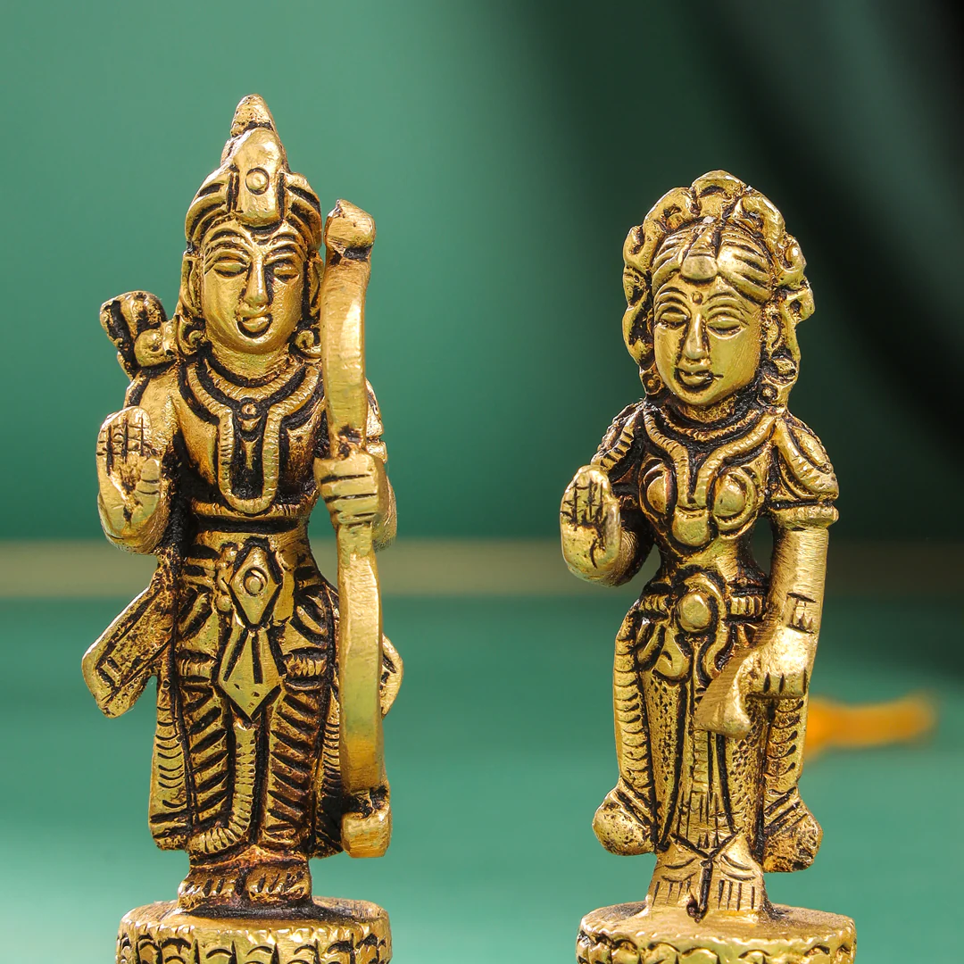 Brass Ram Darbar Idols Set - Image 5