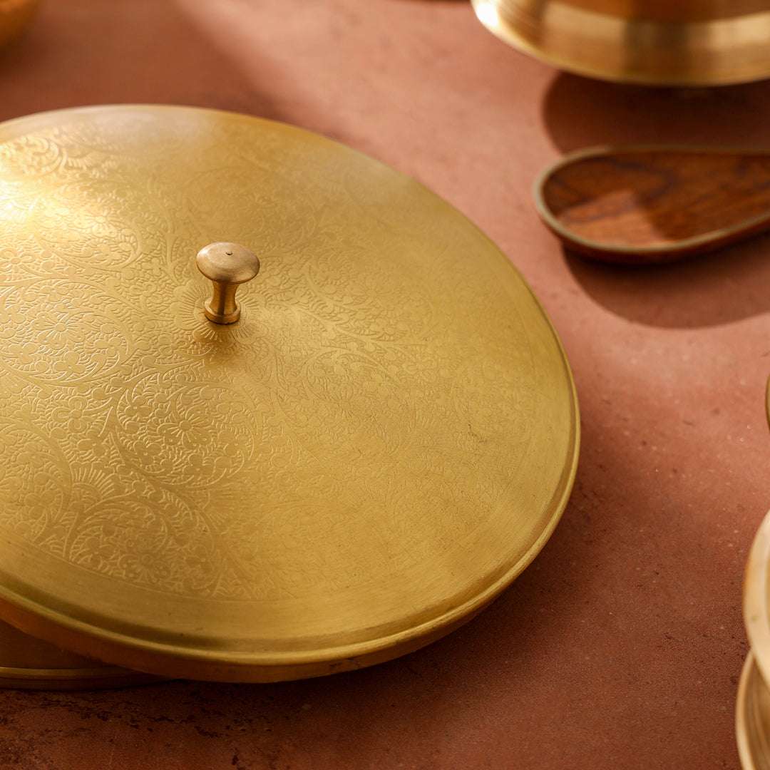 Brass Roti/Chapati box (4.5 Inch) - Image 12
