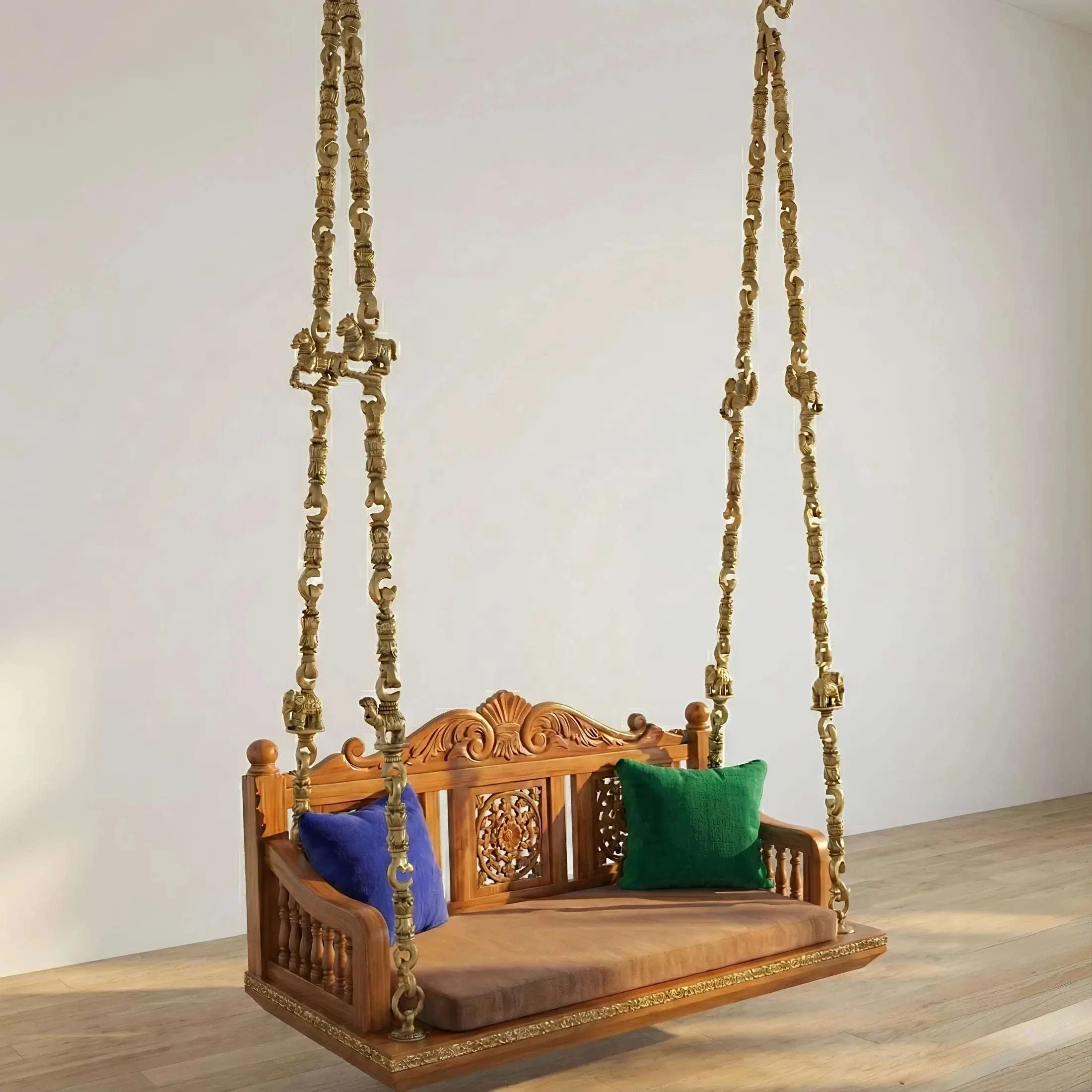 Brass Jhula Chains Set (84 Inch) - Image 2