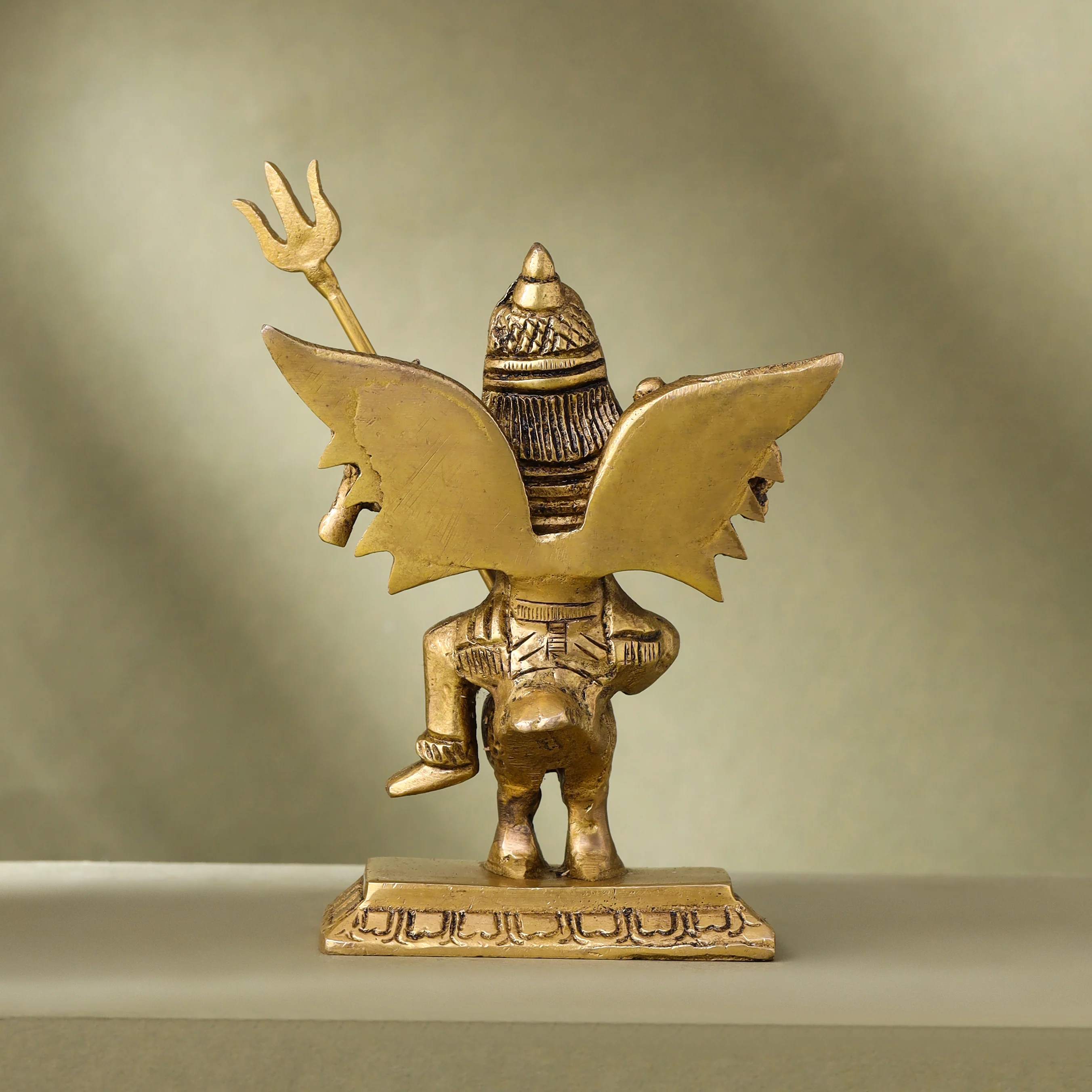 Brass Shani Dev Idol (4.5 Inch) - Image 6