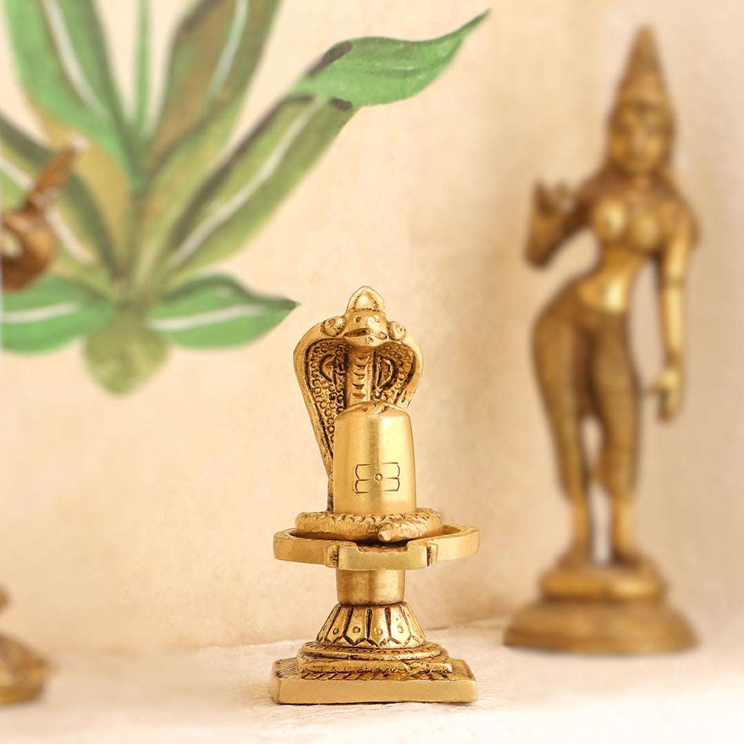 Brass Superfine Shivling/Shivlingam Idol (3.5 INCH) - Image 8