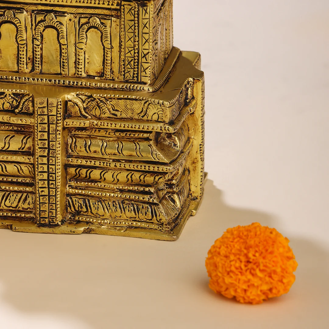 Brass Meenakshi Temple Model (9.5 Inch) - Image 6