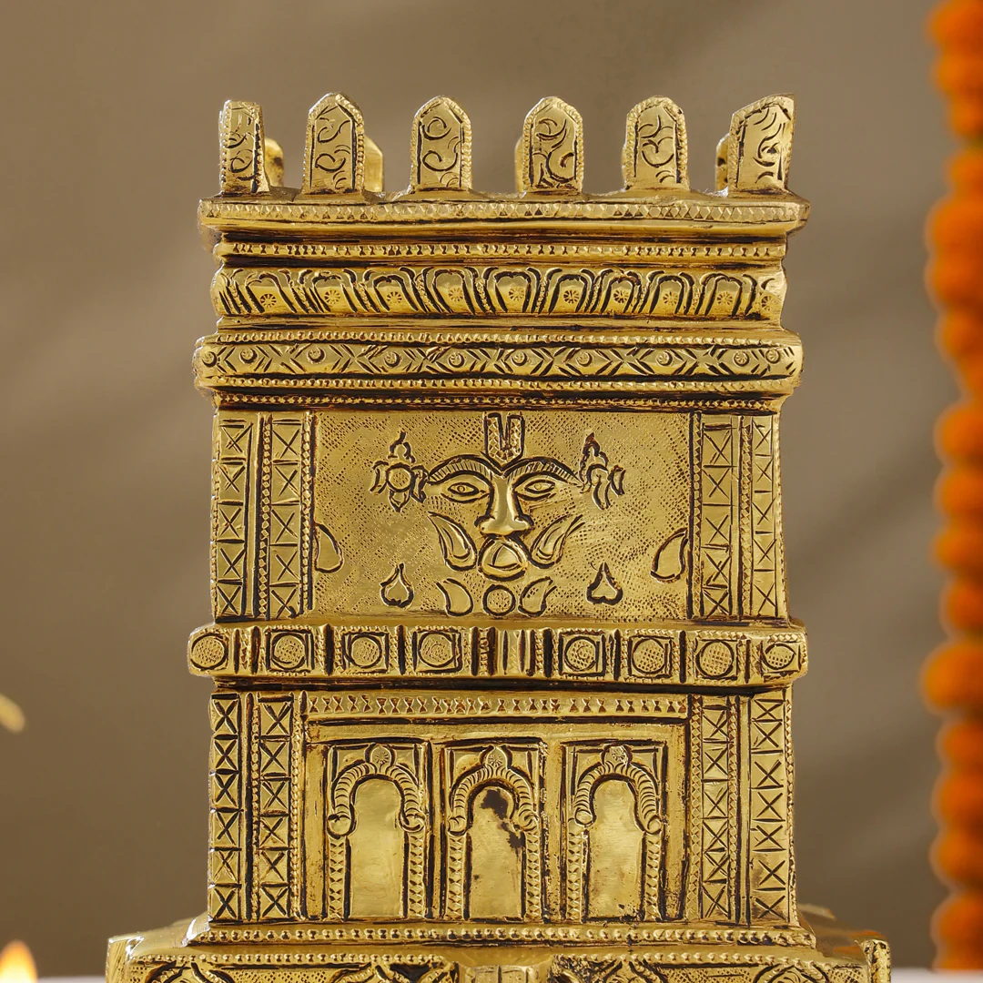 Brass Meenakshi Temple Model (9.5 Inch) - Image 7