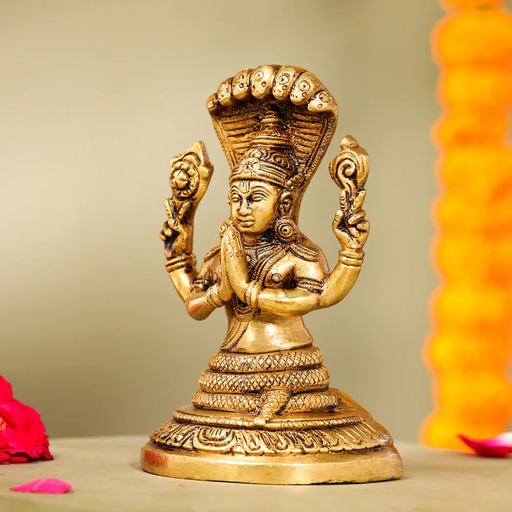 Brass Superfine God Patanjali Idol - Image 4