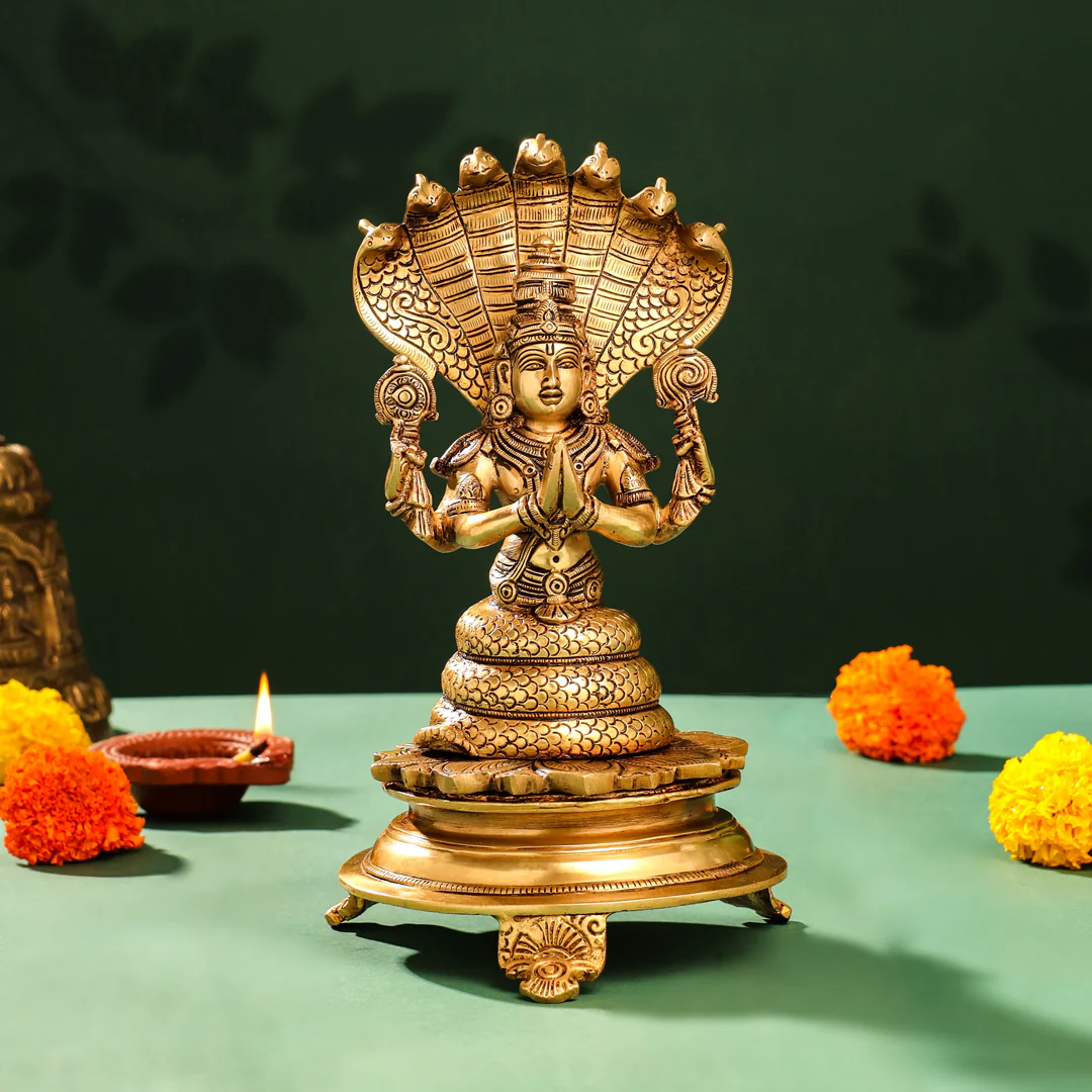 Brass Superfine God Patanjali Idol - Image 5