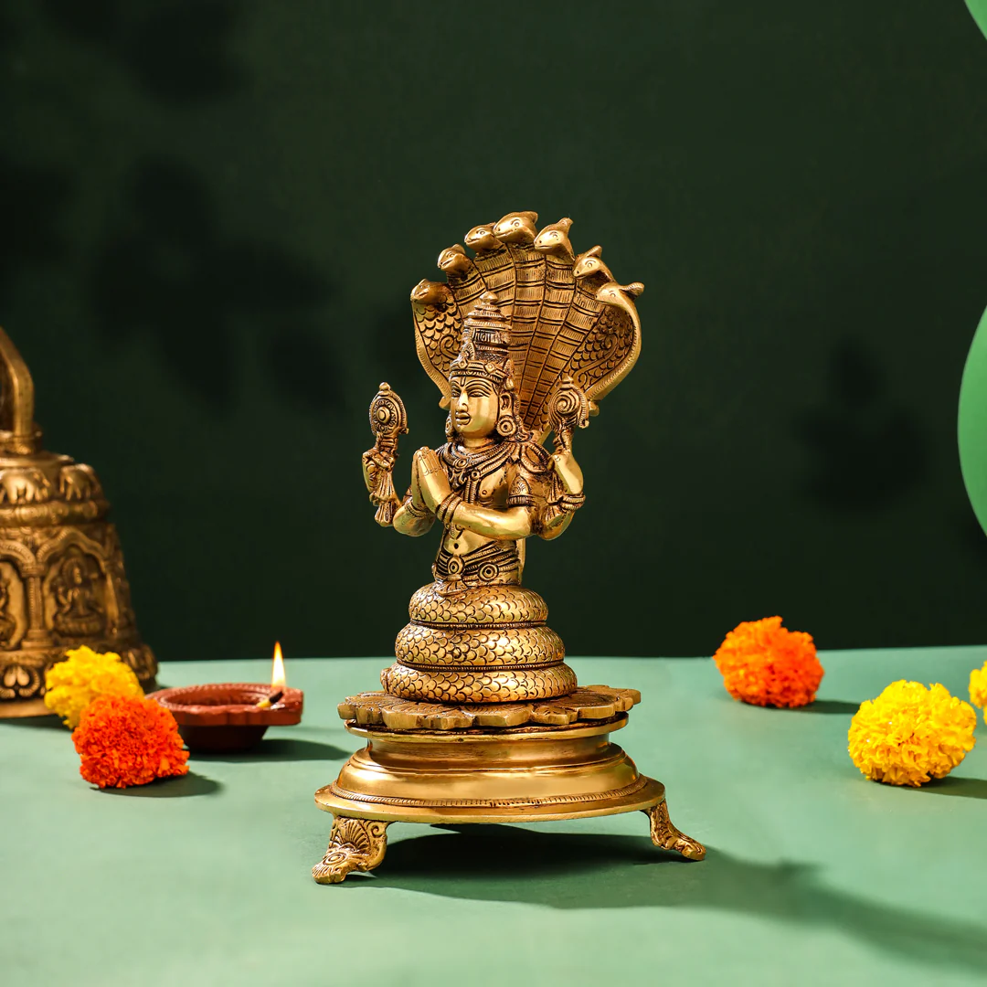 Brass Superfine God Patanjali Idol - Image 9