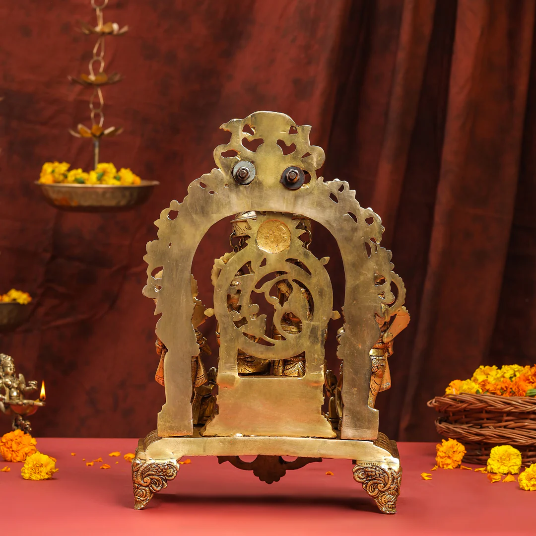 Brass Superfine Majestic Ram Darbar Statue (17 Inch) - Image 3