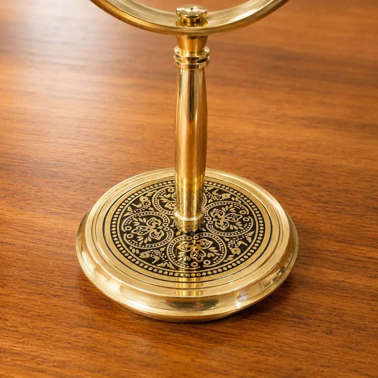 Brass Table Clock (5.5 Inch) - Image 12