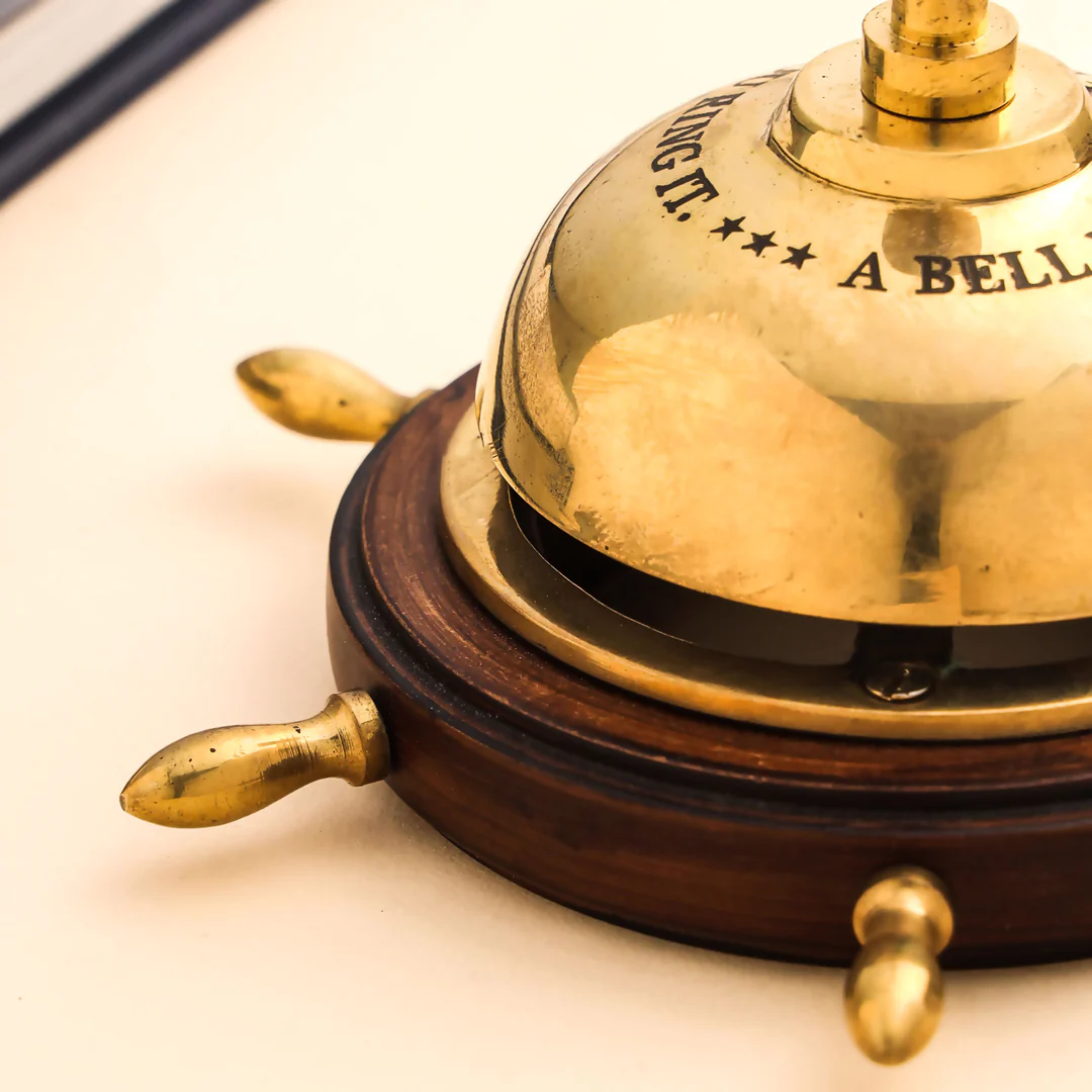 Brass Table Bell (3 Inch) - Image 6