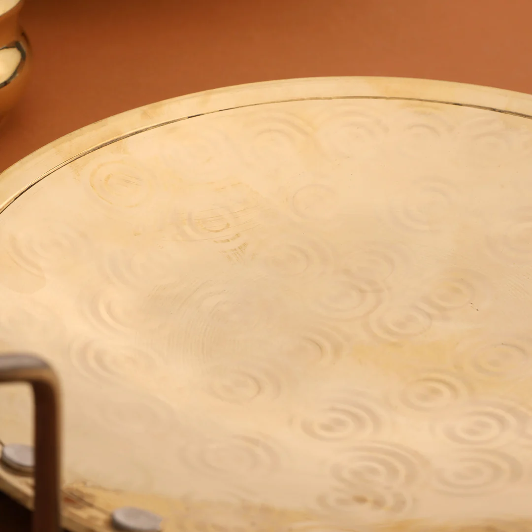 Brass Plain Roti Tawa (17 Inch) - Image 5