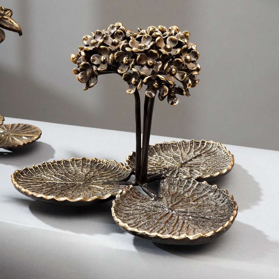 Brass Decorative Urli With Tree Showpiece - Image 3