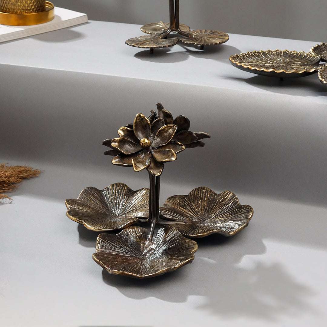 Brass Decorative Urli With Tree Showpiece - Image 4