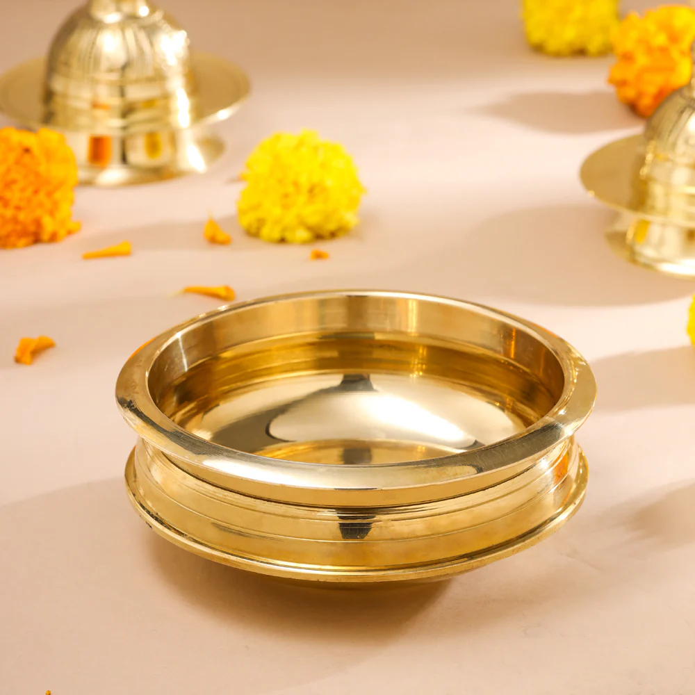 Brass Traditional Urli Bowl - Image 3