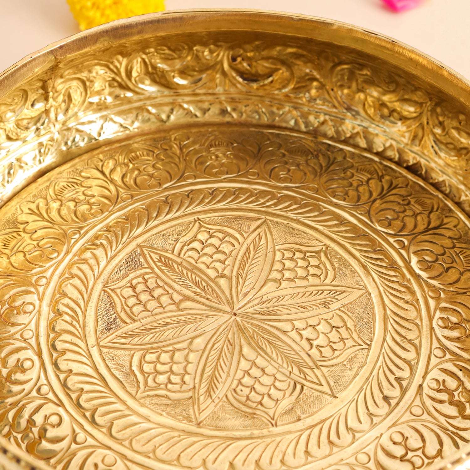 Brass Traditional Urli Bowl (3.2 Inch) - Image 4