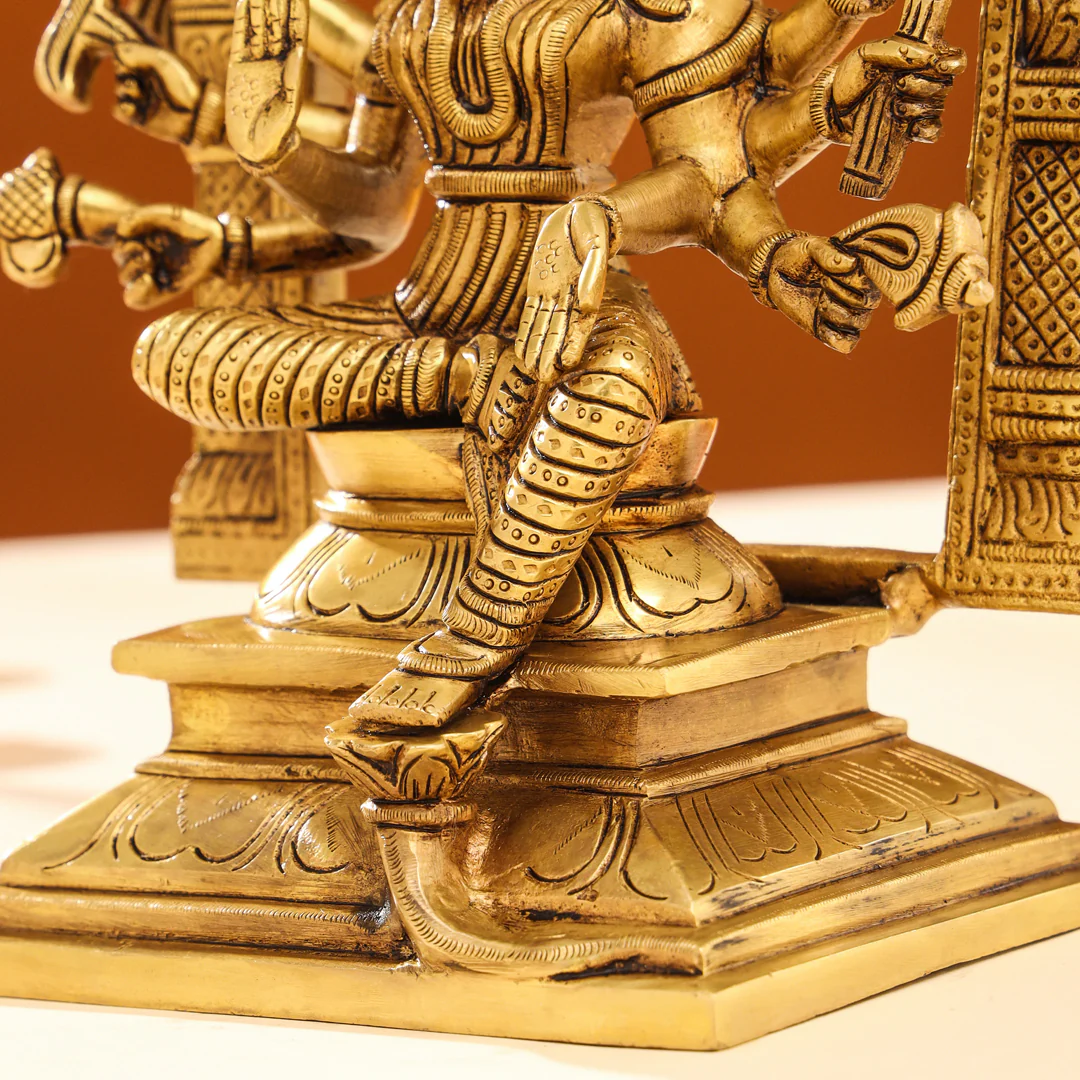 Brass Superfine Varahi Devi Idol (13 Inch) - Image 7